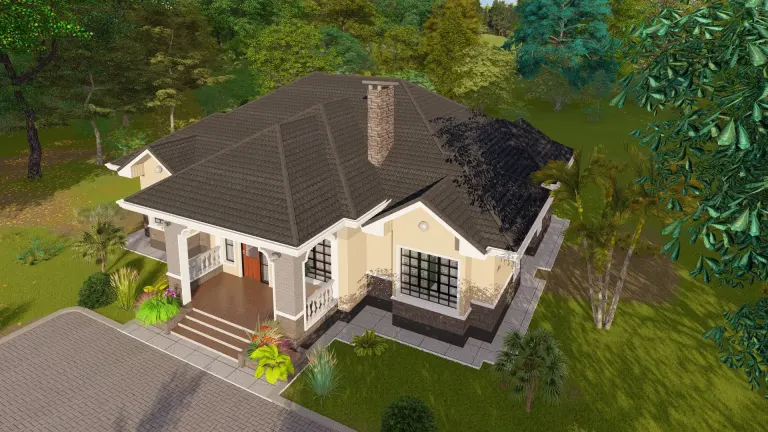 3br bungalow house designs in kenya