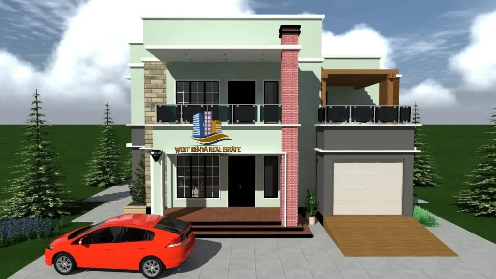 4br maisonette house designs in Kenya