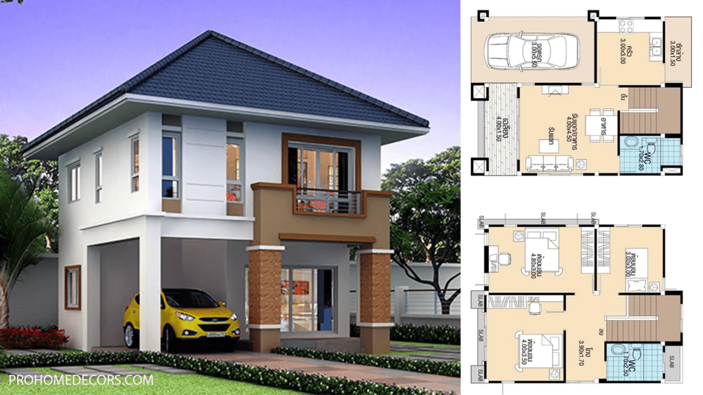 two storey house design in Kenya