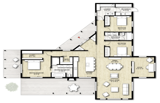 3 BEDROOM HOUSE PLANS IN KENYA