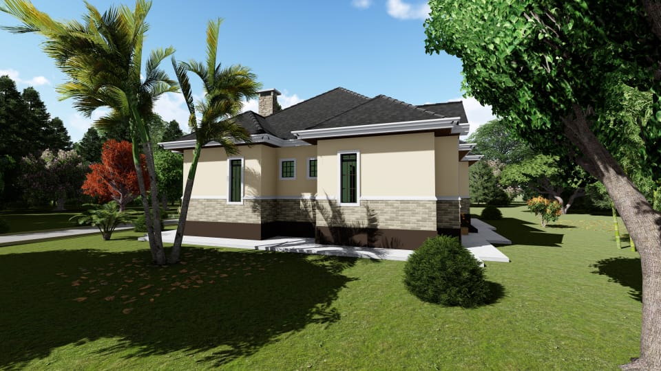 4 Bedroom Bungalow design in kenya