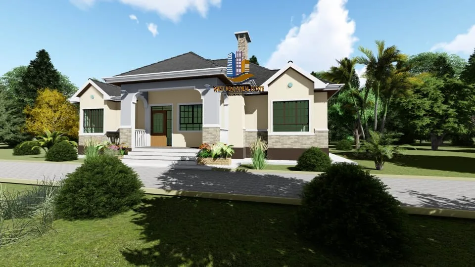 4 Bedroom Bungalow House Plans in Kenya