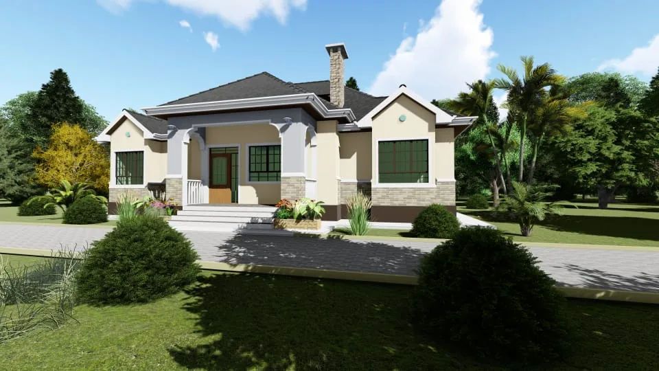 house plans in kenya 3 bedroom bungalow